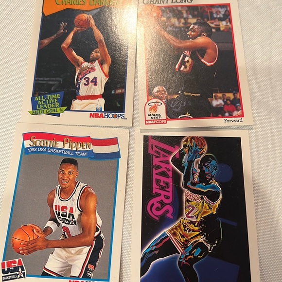 NBA Other - Four vintage basketball cards